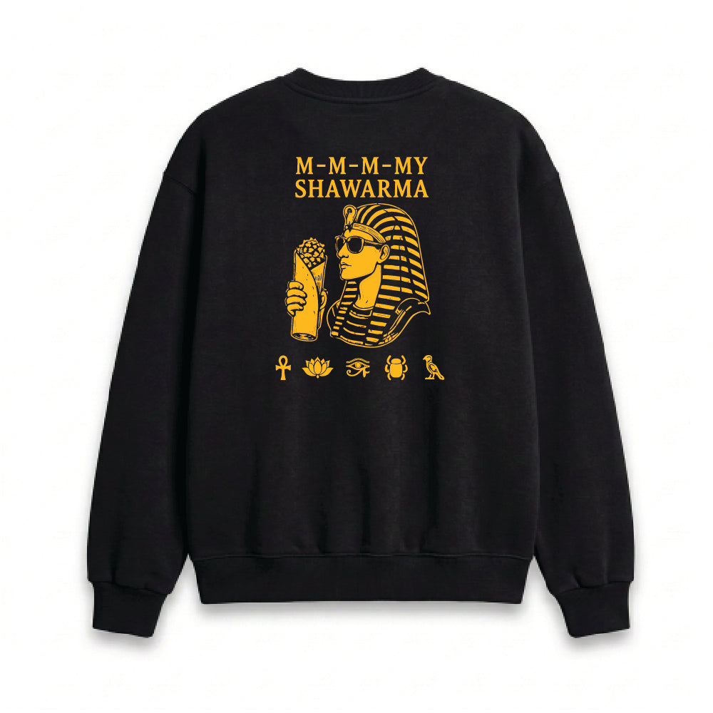 Taste of Egypt Chicago M-M-M-My Shawarma Crewneck Sweatshirt
