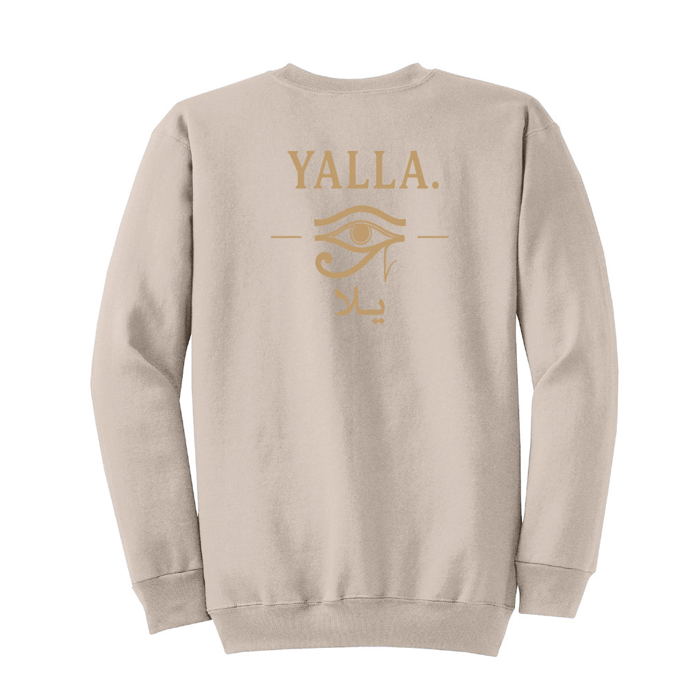 Taste of Egypt Chicago Yalla Crewneck Sweatshirt