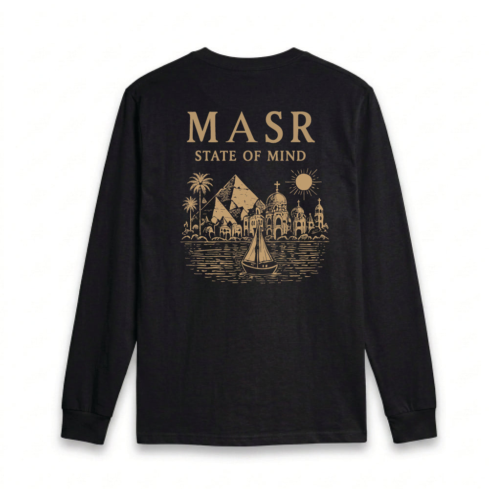 Taste of Egypt Chicago Masr Long Sleeve Tee