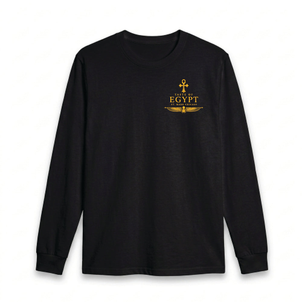 Taste of Egypt Chicago M-M-M-My Shawarma  Long Sleeve Tee